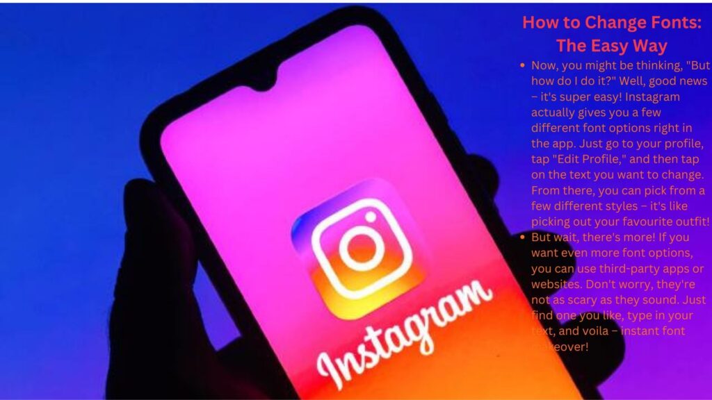 How to Change Instagram Font